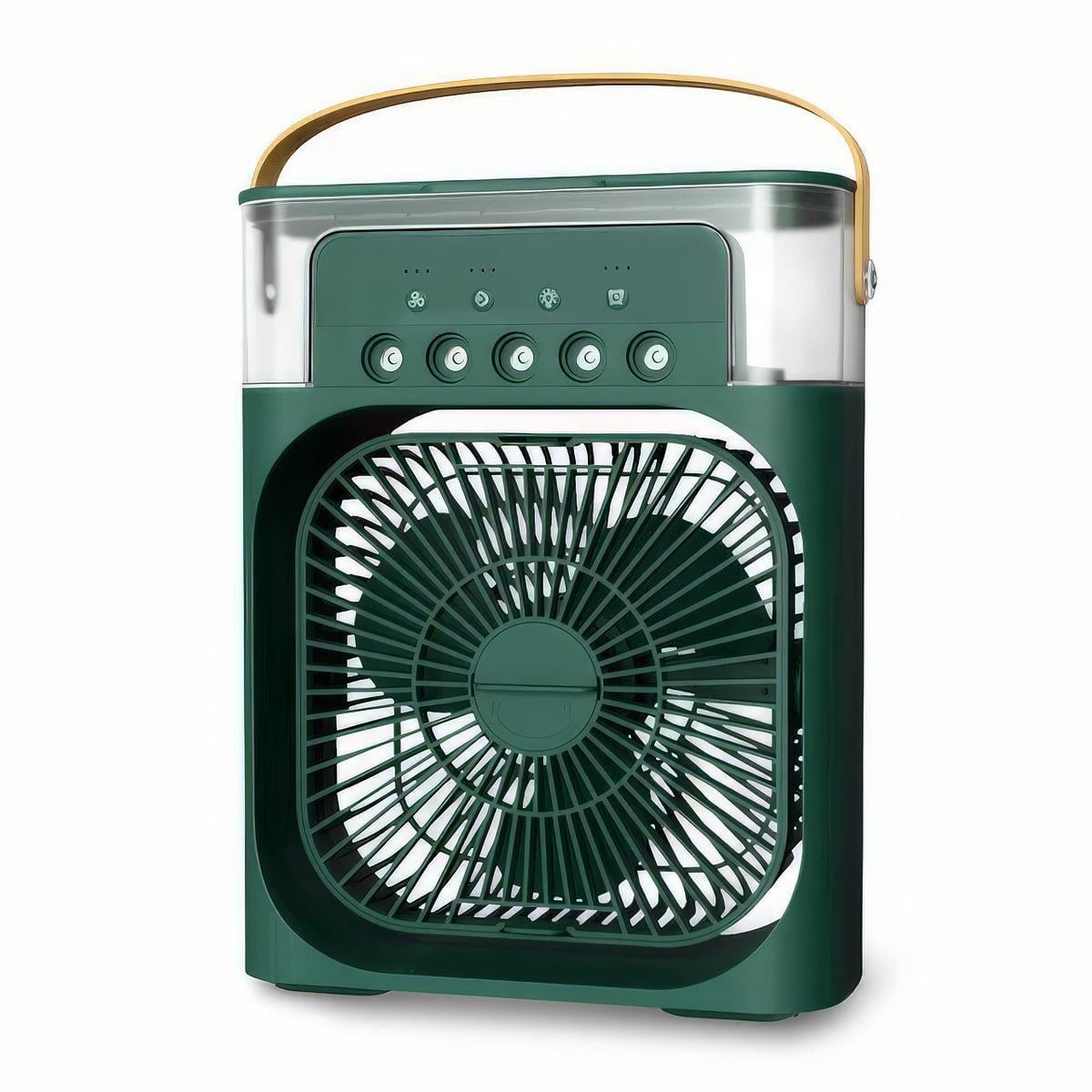 Вентилятор-увлажнить настольный Air Cooler Fan 4в1 Зеленый (1010573-Green) Вентилятор-увлажнить настольный Air Cooler Fan 4в1 Зеленый (1010573-Green)