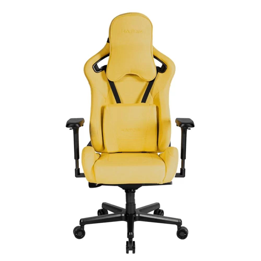 Кресло для геймеров Hator Arc Fabric SAFFRON Yellow (800785) - фото 4