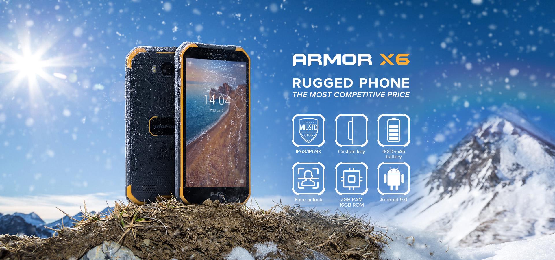 Смартфон Ulefone Armor X6 2/16 Gb Black - фото 5 Смартфон Ulefone Armor X6 2/16 Gb Black - фото 5
