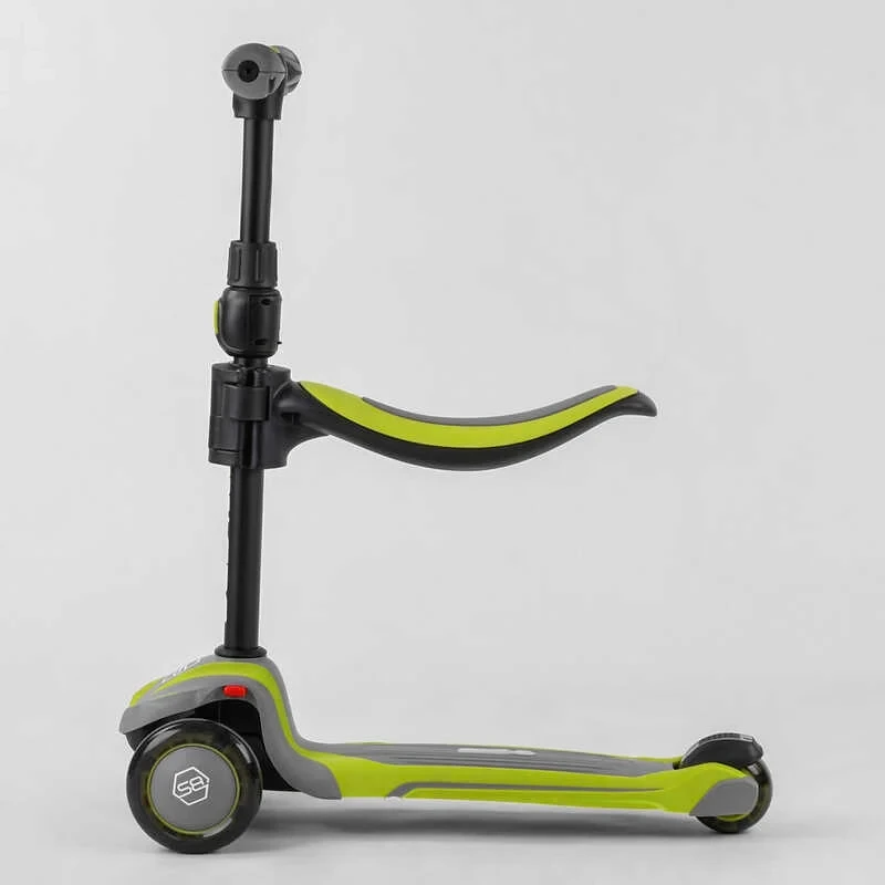 Самокат трехколесный Best Scooter JS-20815 с сидением (1705735846) - фото 3