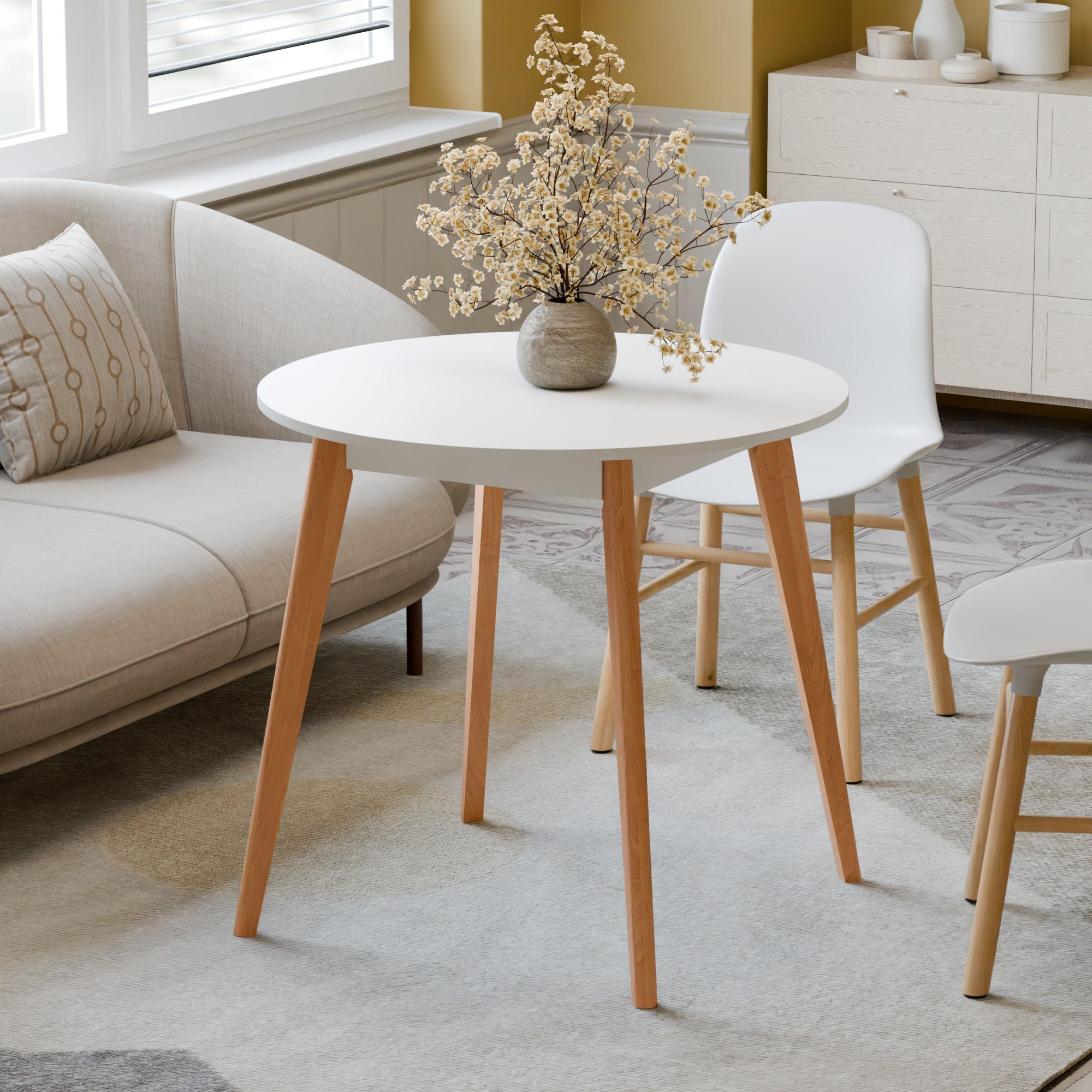 Стол обеденный Неман БОН 880 Белый/Лак - фото 2 Стол обеденный Неман БОН 880 Белый/Лак - фото 2