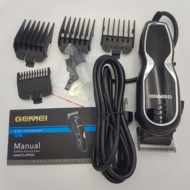 Машинки для стрижки Gemei GM-817 Pro Черный (857432055) - фото 6