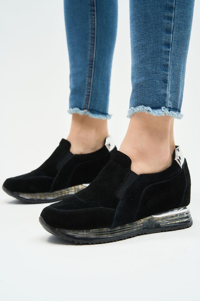 Снікерси жіночі LONZA р. 39 Чорний (174527)