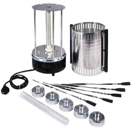 Электрошашлычница вертикальная 5 шампуров 1000 Вт (2243) - фото 3