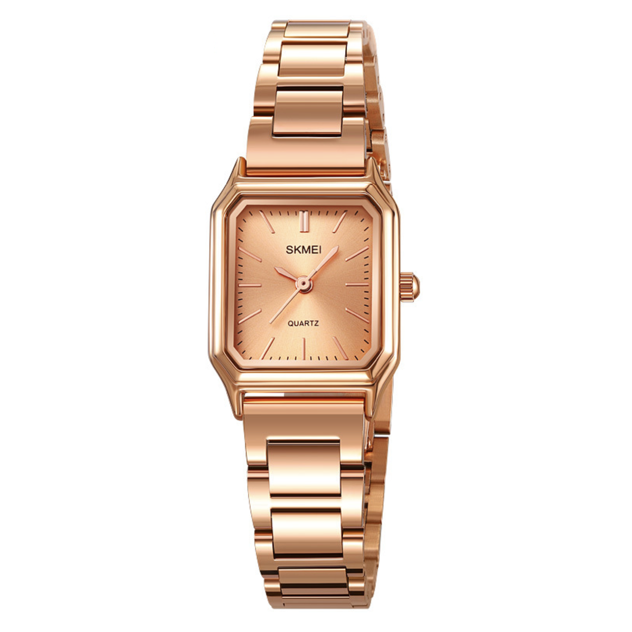 Годинник жіночий металевий Skmei Рожеве золото (z067-2)