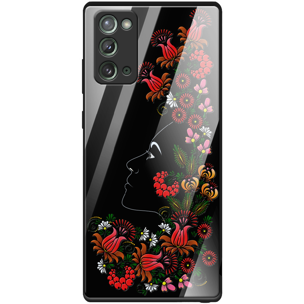 Чохол Boxface Samsung N980 Galaxy Note 20 3D Ukrainian Muse Чорний силікон зі склом (40568-bk64-41112)