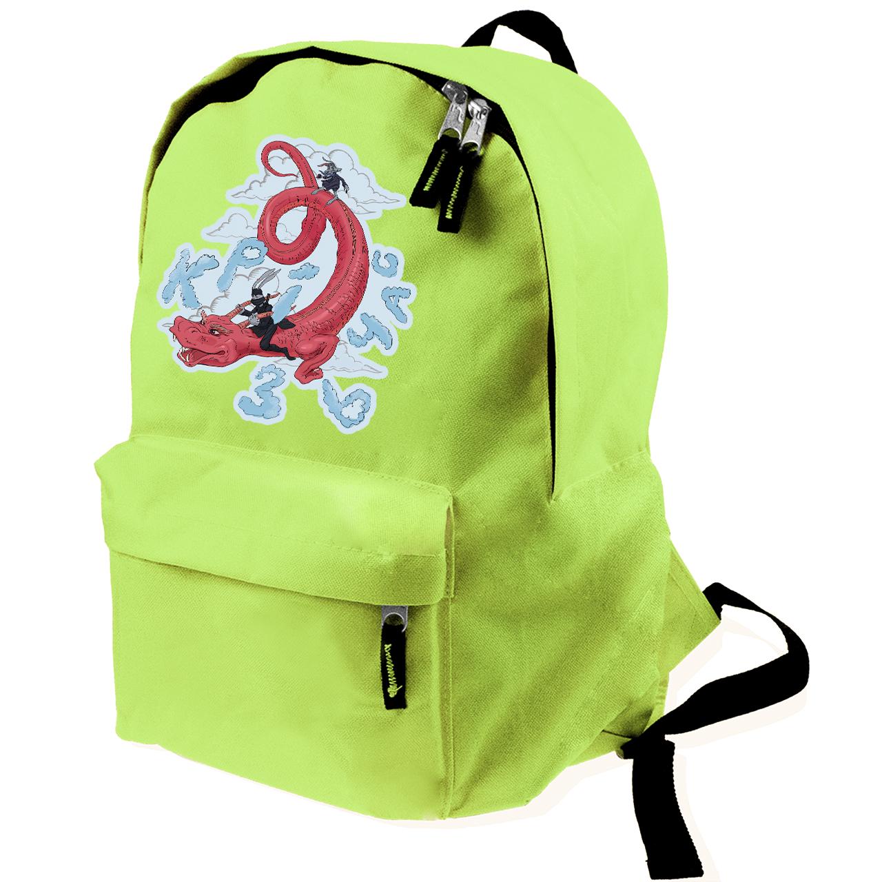 Рюкзак детский Кричас книга Орден Рыцарей похищение короля Салатовый (9263-3125-LM)