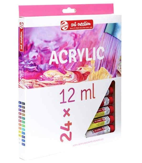 Набір акрилових фарб ArtCreation 24 кольору 12 мл