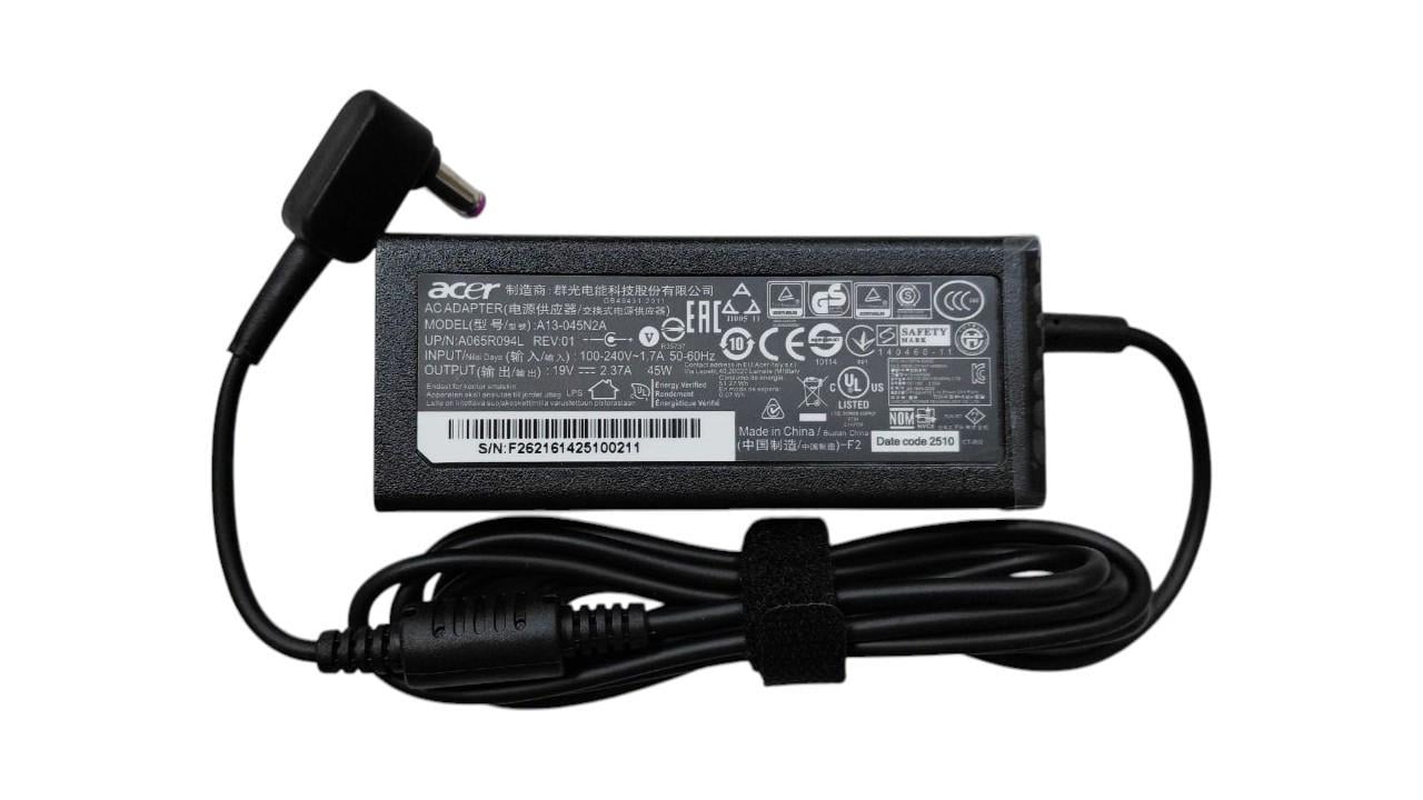Блок питания для ноутбука Acer 45W 19V 2,37A 45W 5,5x1,7 мм (018989)