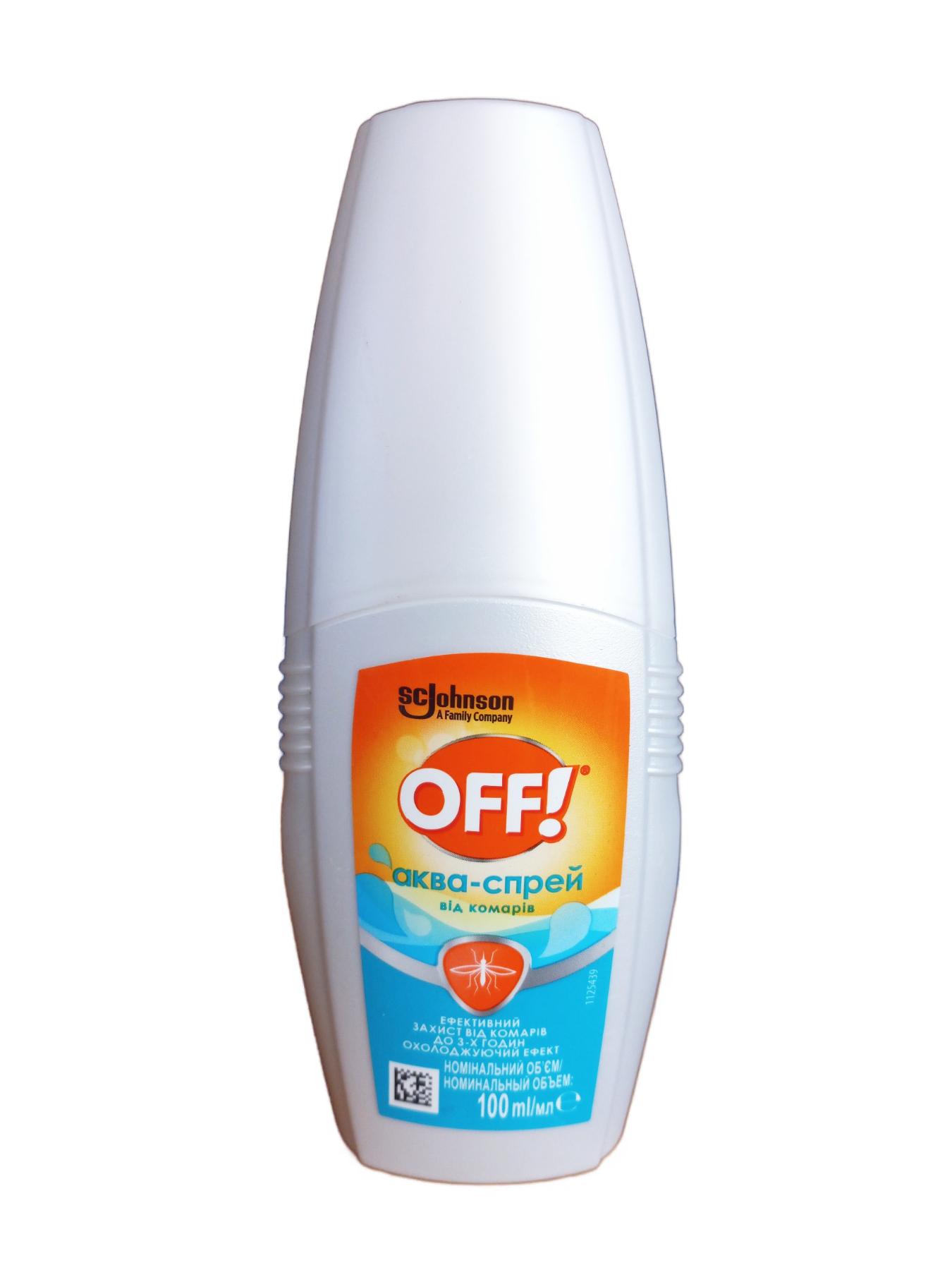 Спрей-аква от комаров Off 100 мл (118248)