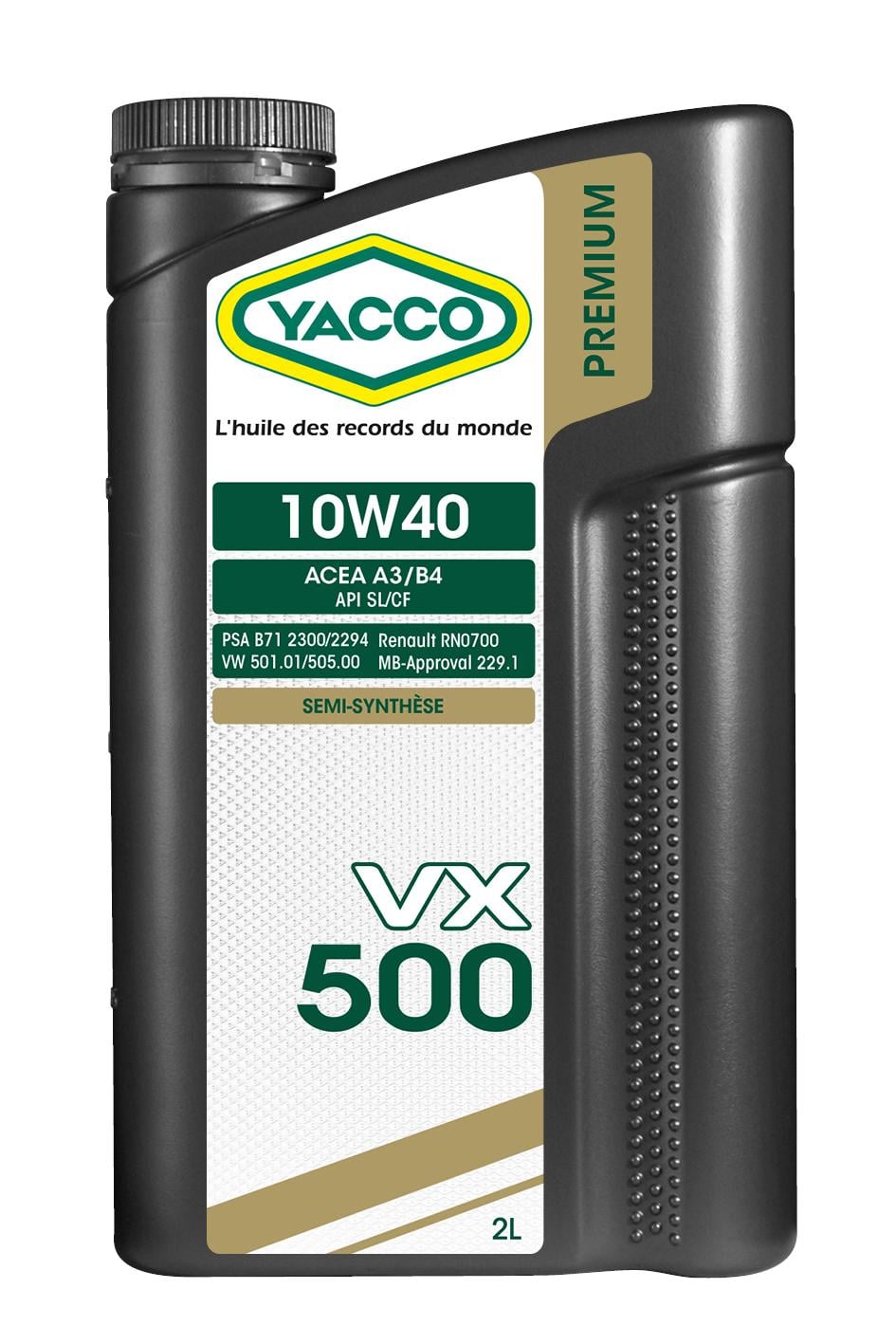 Моторне мастило YACCO VX 500 10W40 1 л (3031)