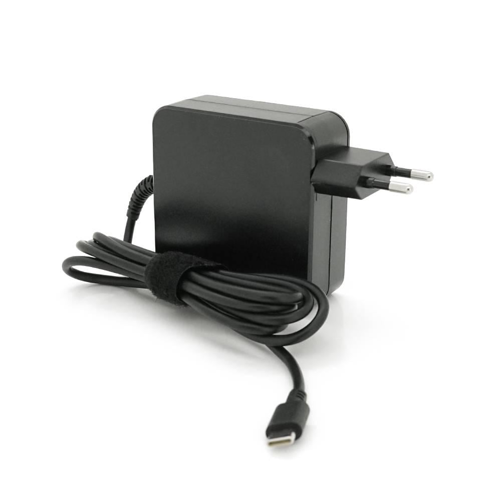 Блок живлення Merlion NEW для ноутбука Lenovo 65W штекер Type-C 0,9 м та кабель живлення