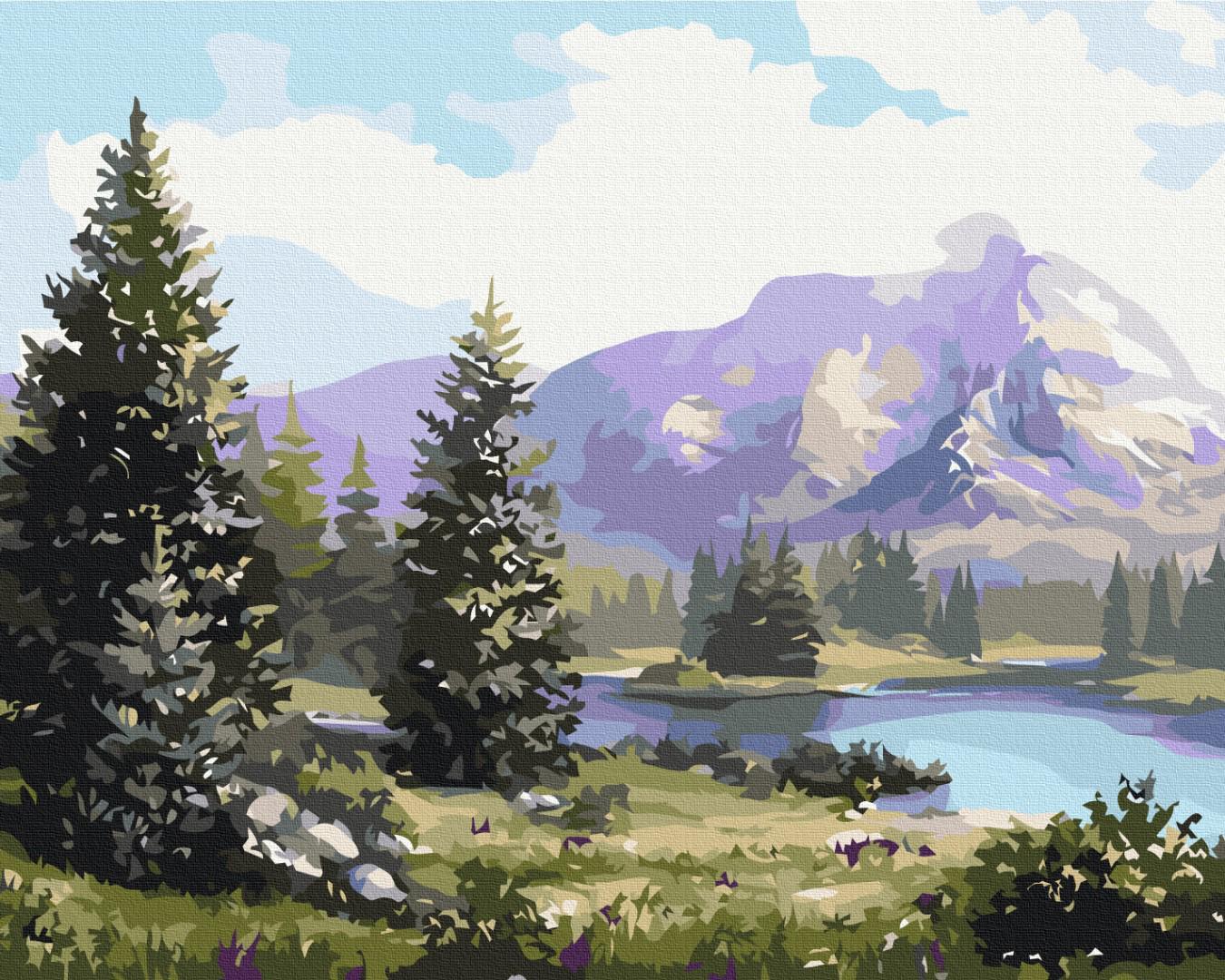 Картина по номерам Brushme Великолепные горы 40x50 см (BS44473)