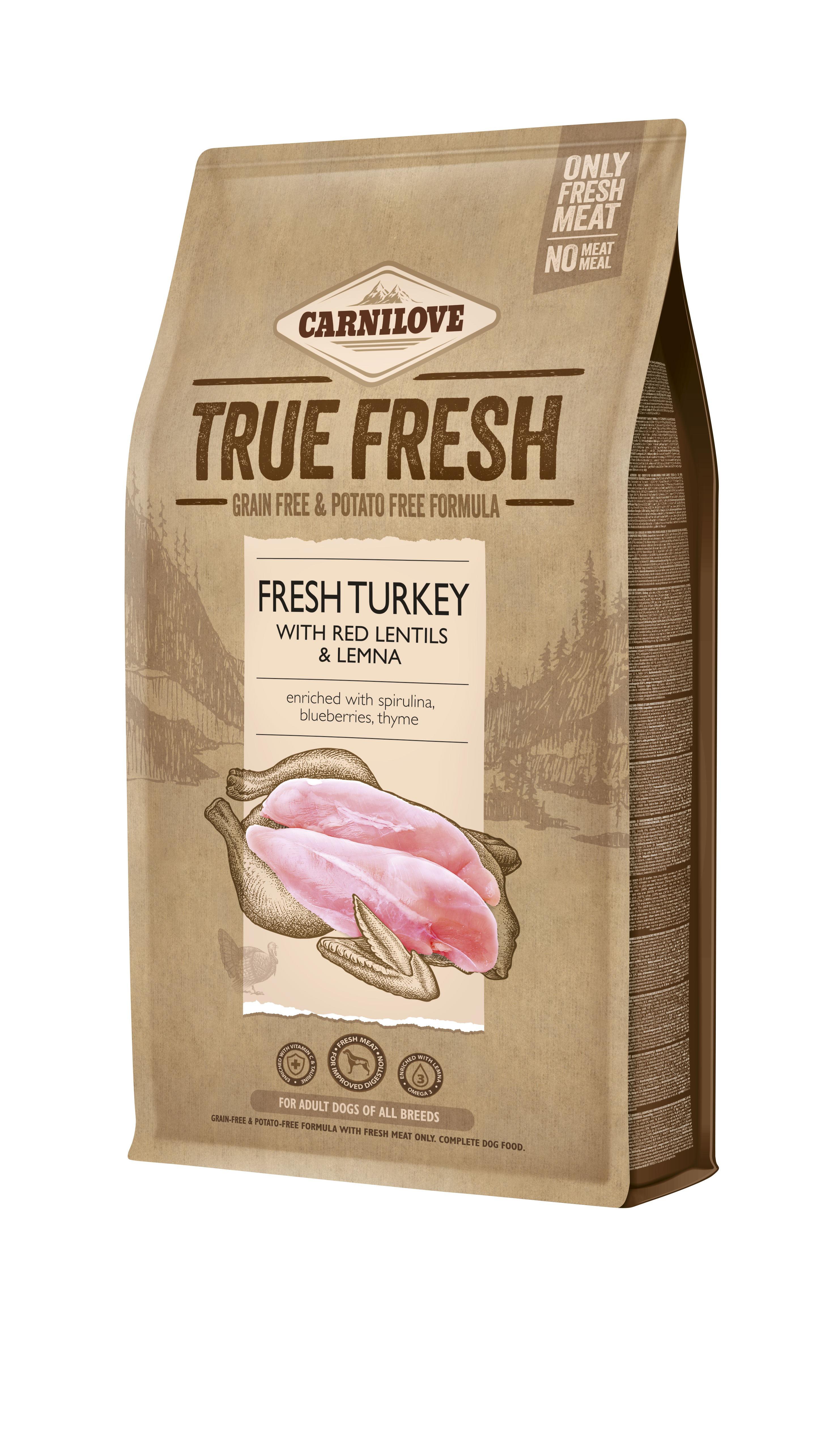 Корм сухой Carnilove True Fresh TURKEY for dogs 4 кг