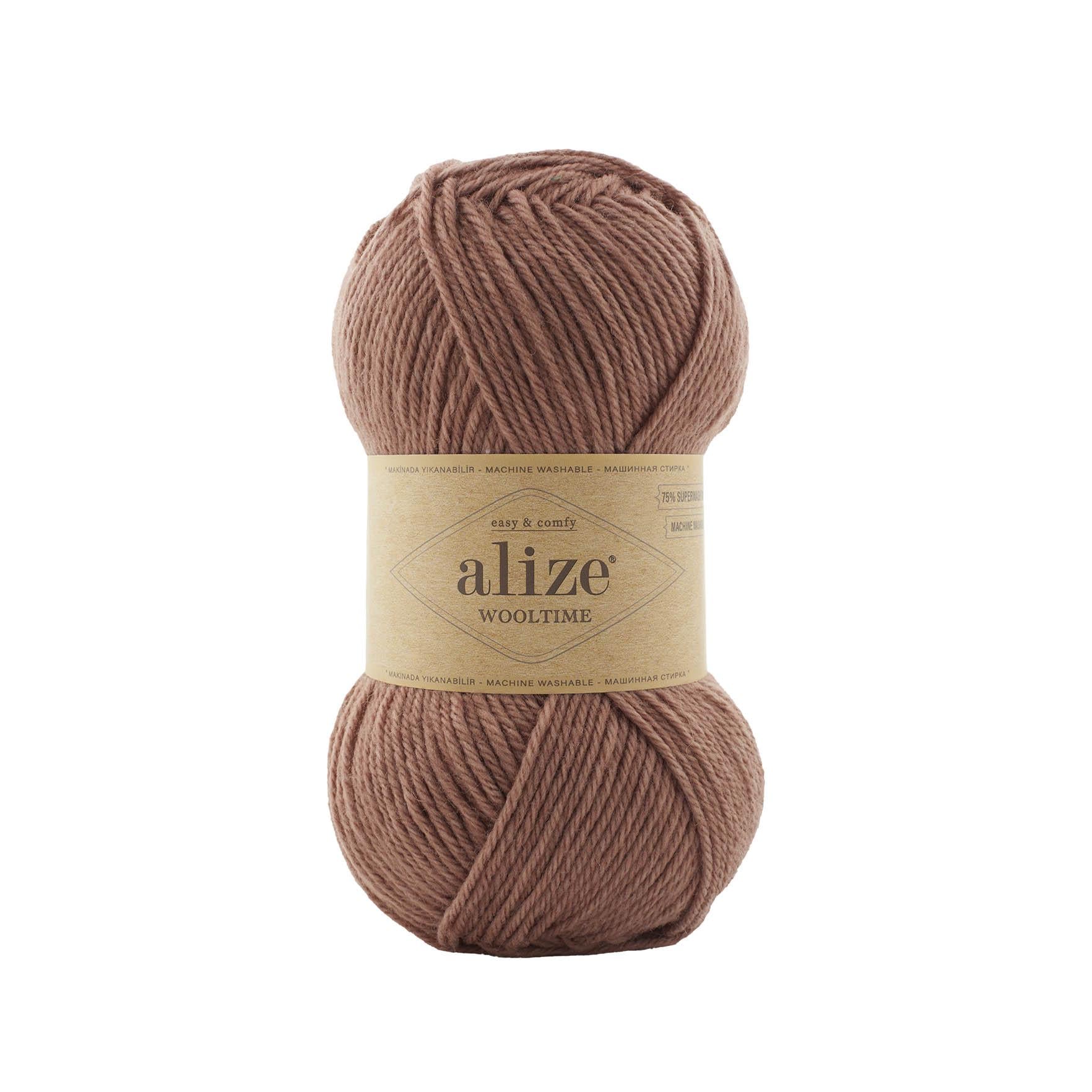 Пряжа Alize Wooltime 581 Розовый шоколад (5812)
