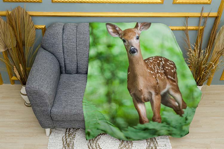 Плед Beautiful deer Forest плюш однослойный 150х210 см (113987-1) Плед Beautiful deer Forest плюш однослойный 150х210 см (113987-1)