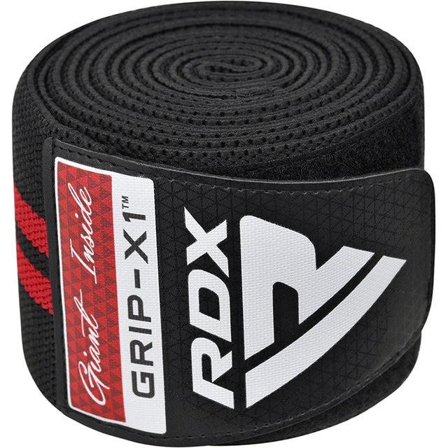 Бинти на коліна RDX GYM KNEE WRAP R11 Black/Red (A-013192) - фото 3 Бинти на коліна RDX GYM KNEE WRAP R11 Black/Red (A-013192) - фото 3