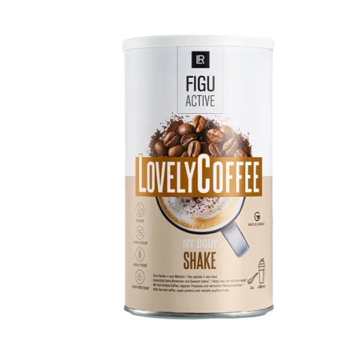 Розчинний коктейль для контролю ваги зі смаком кави Lovely Coffee LR Figu Active 496 г (81242)