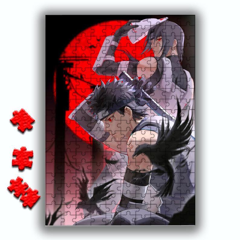 Пазл Итачи аниме Наруто Naruto 120 элементов 20х28 см (pazl_017)