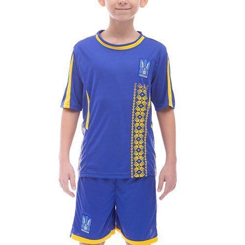 Футбольная форма детская CO-3900-UKR-18 M синий (57429248)