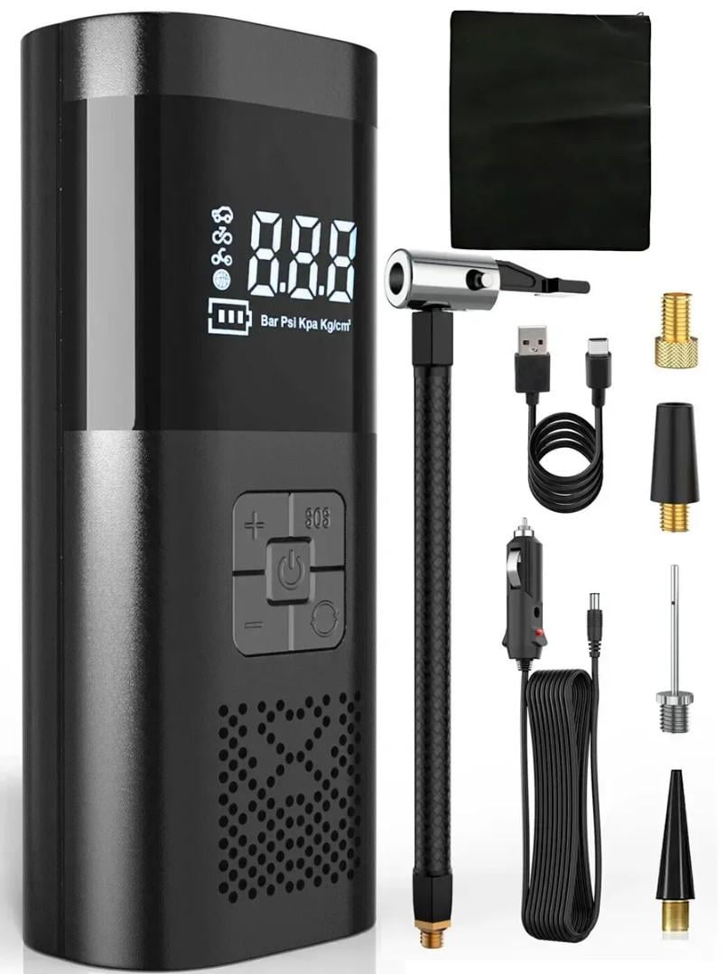 Компрессор для шин DIGITAL POMP VС 027 150 PSI беспроводной портативный с дисплеем (33971731)