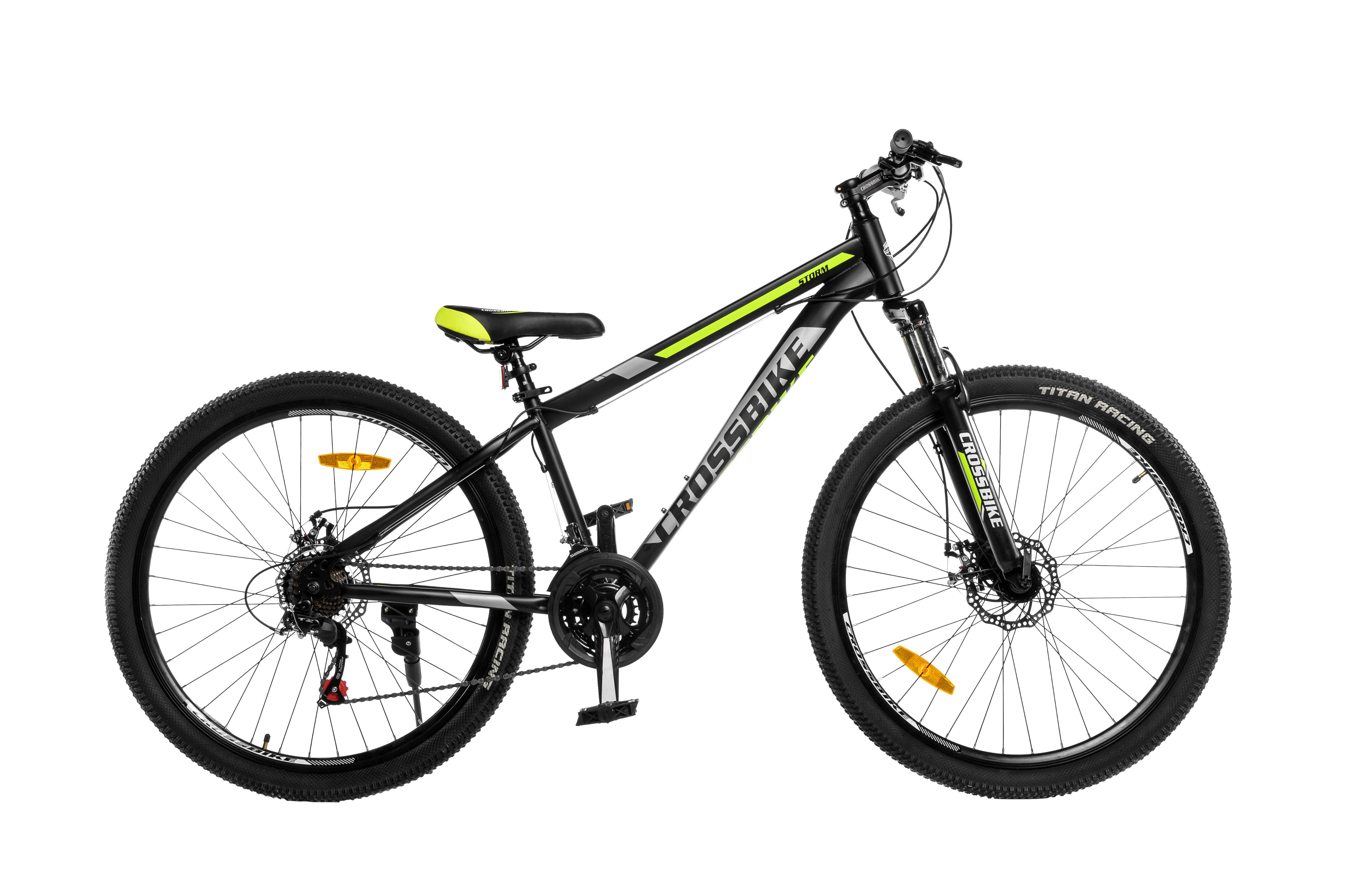 Велосипед CrossBike Storm 27"17" Черно-желтый