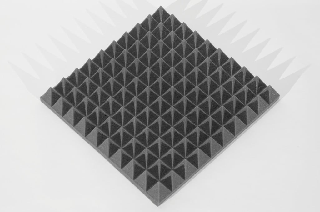 Акустична панель Ecosound Mini 50х50см з акустичного поролону Чорний графіт