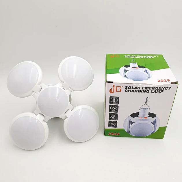 Лампа подвесная для кемпинга JG Solar Emergency Charging Lamp BL 2029 с солнечной батареей
