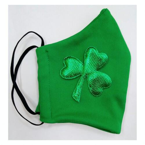 Маска тканевая с клевером Seta Decor Зеленый (21-510-1GR) Маска тканевая с клевером Seta Decor Зеленый (21-510-1GR)