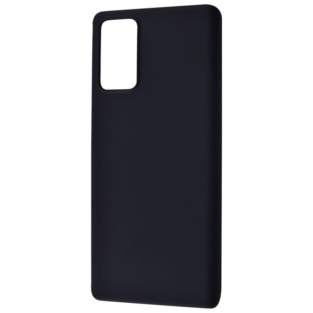 Чехол однотонный WAVE Colorful Case (TPU) Samsung Galaxy Note 20 (N980F) black