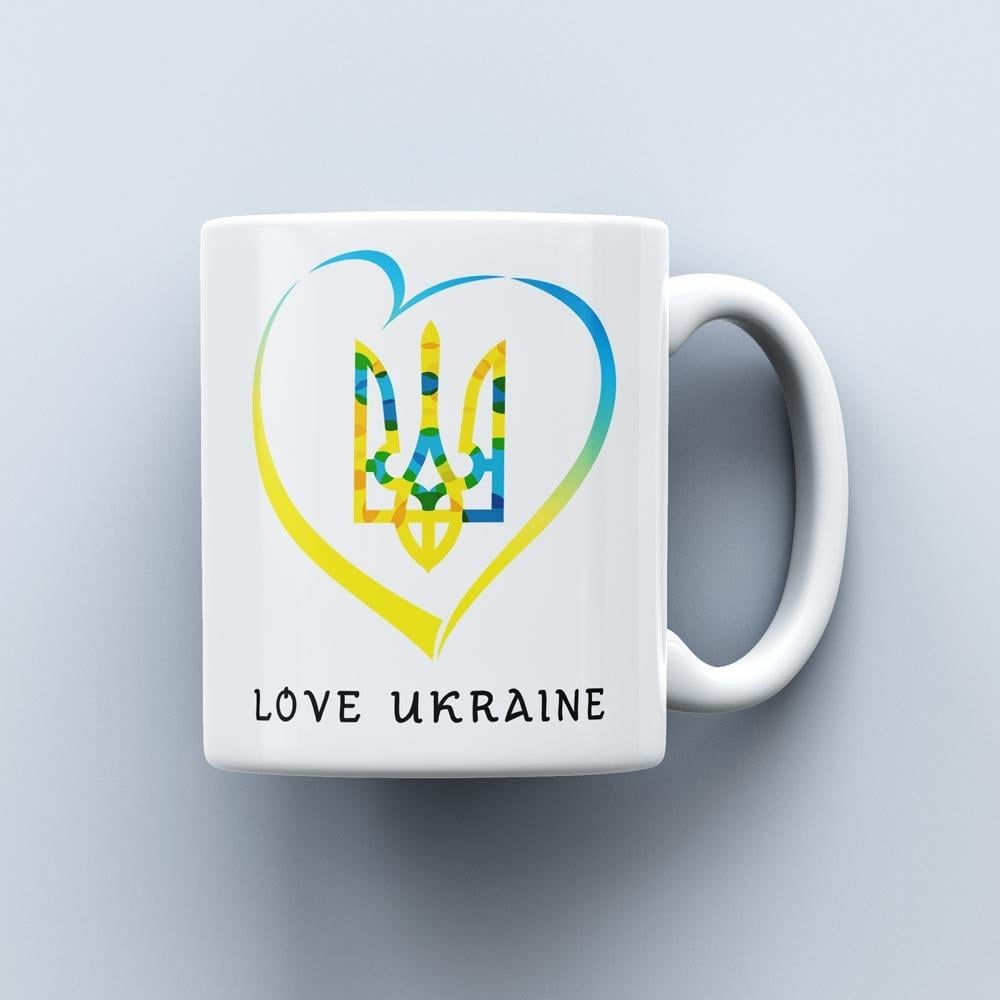 Чашка з малюнком Love Ukraine 330 мл