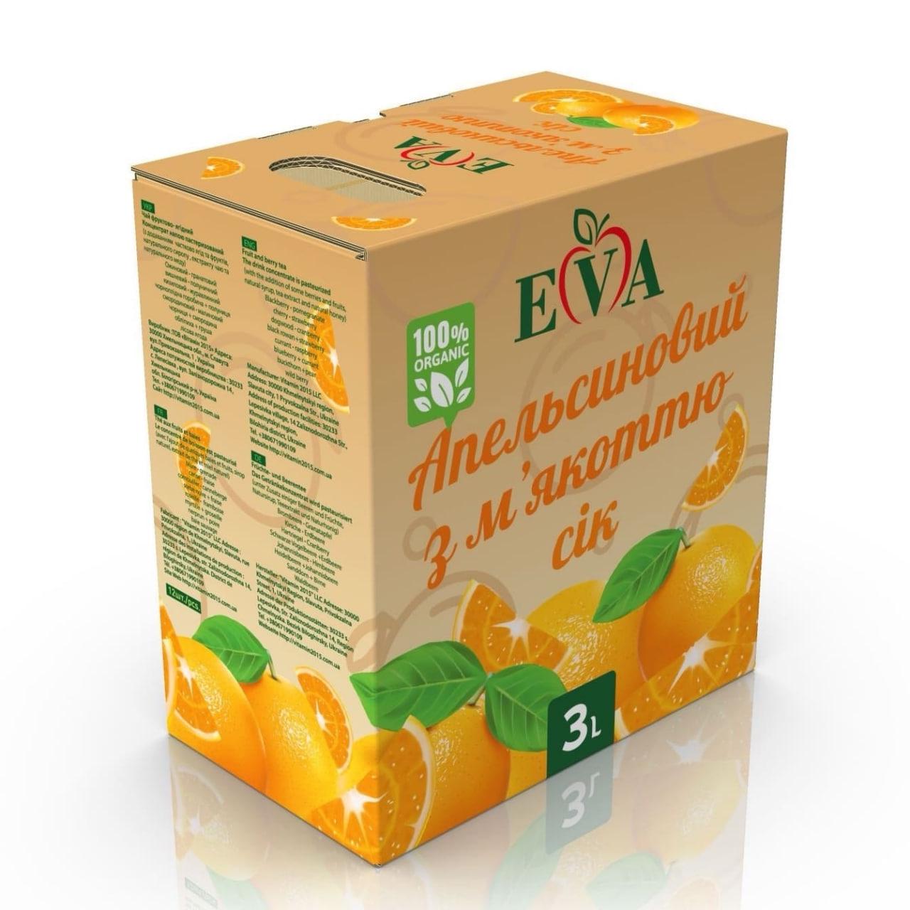 Апельсиновый сок EVA 3 л (29912453)