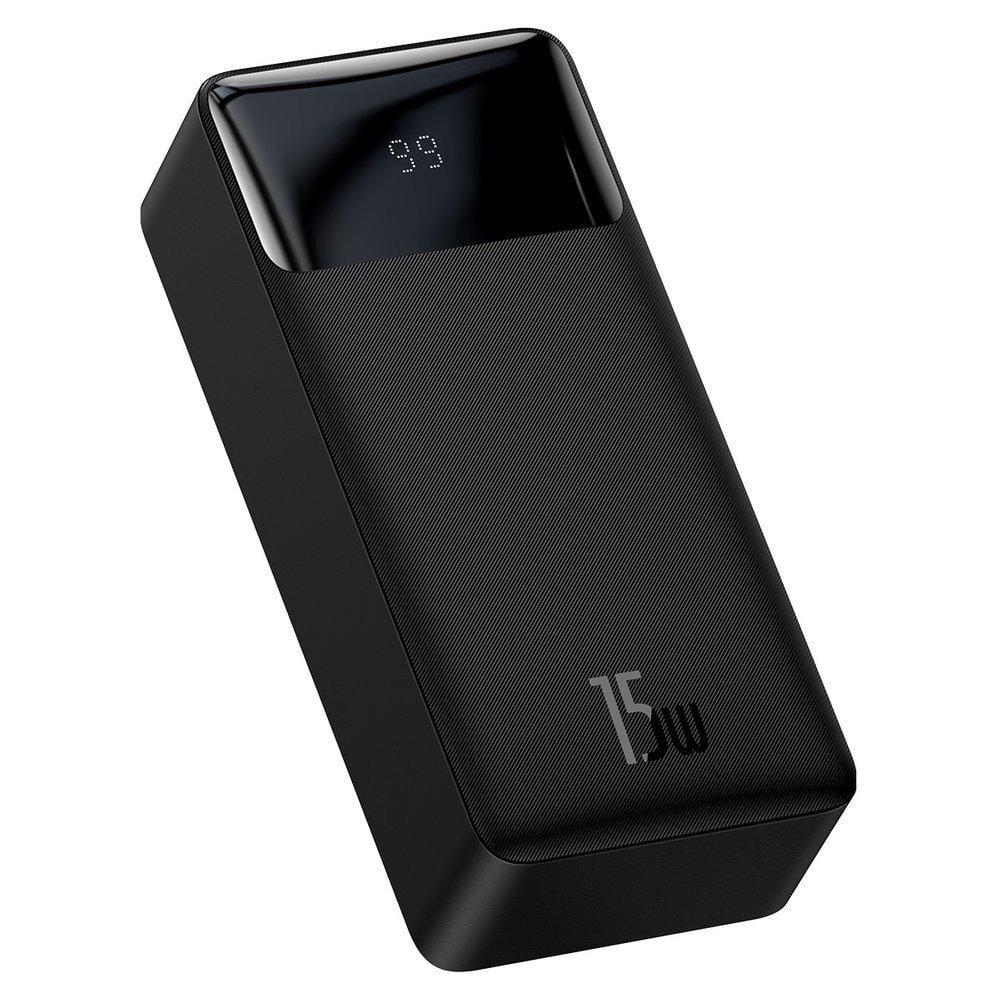 Павербанк Baseus Bipow 30000 mAh 15 W Digital Display Черный