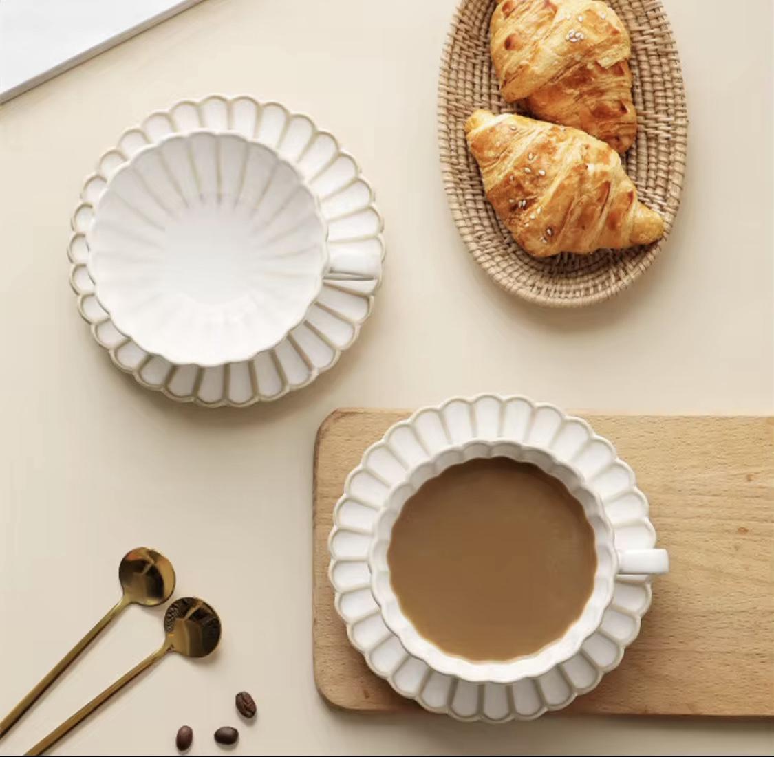 Чашка з блюдцем Елеганс керамічна 250 мл (90716) - фото 5