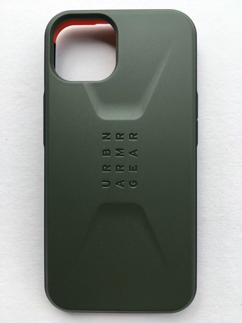 Чохол мілітарі протиударний UAG Civilian 11317D117272 () для Iphone 13/14 (6.1") Olive Drab - фото 10