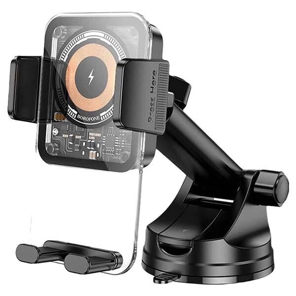 Держатель для телефона автомобильный Borofone BH210 с беспроводной зарядкой (18925663) Держатель для телефона автомобильный Borofone BH210 с беспроводной зарядкой (18925663)