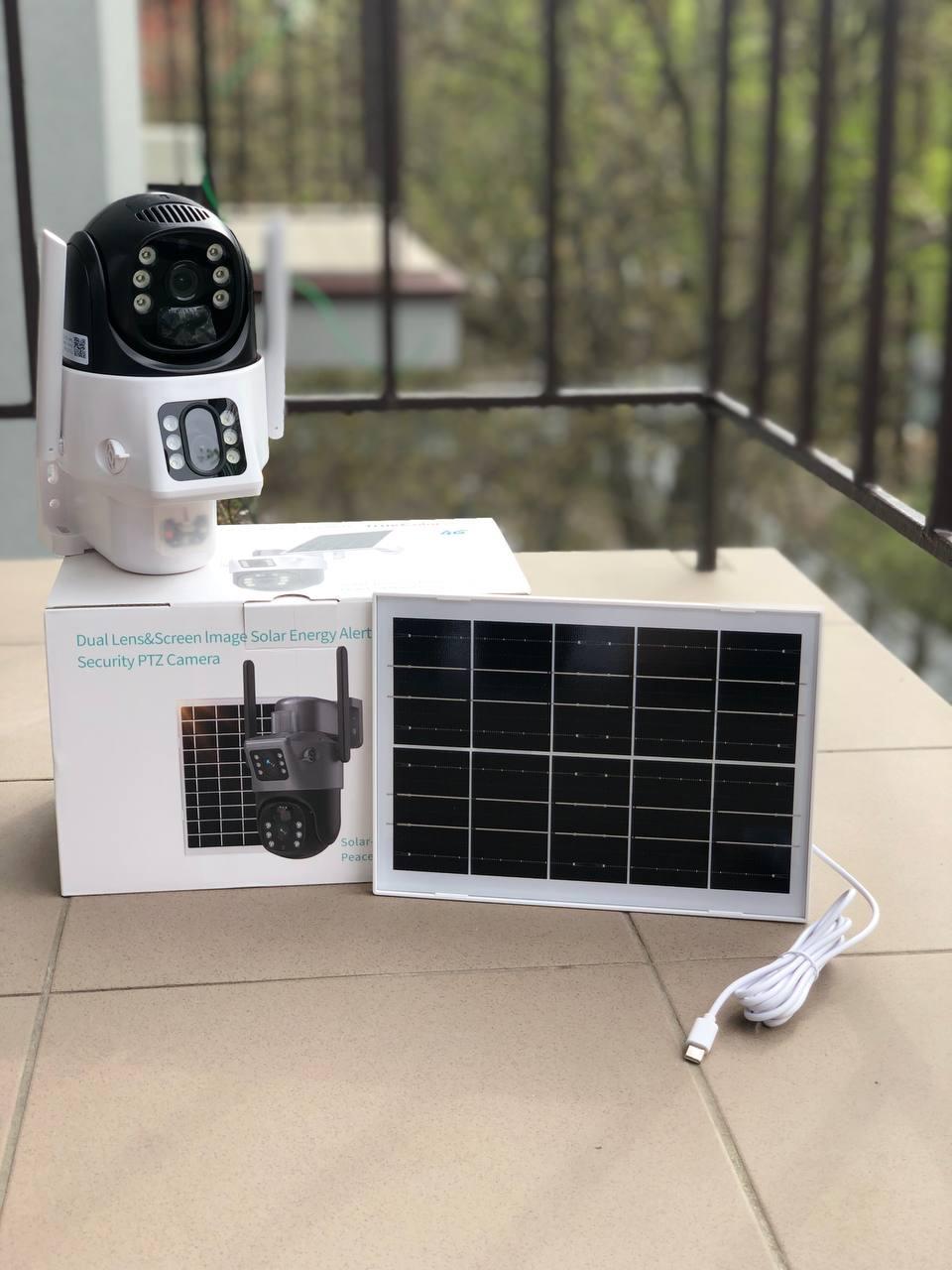 Камера внешнего видеонаблюдения UK Wi-FiC V380 Pro поворотная/аккумуляторная с солнечной панелью (2371004757) - фото 8