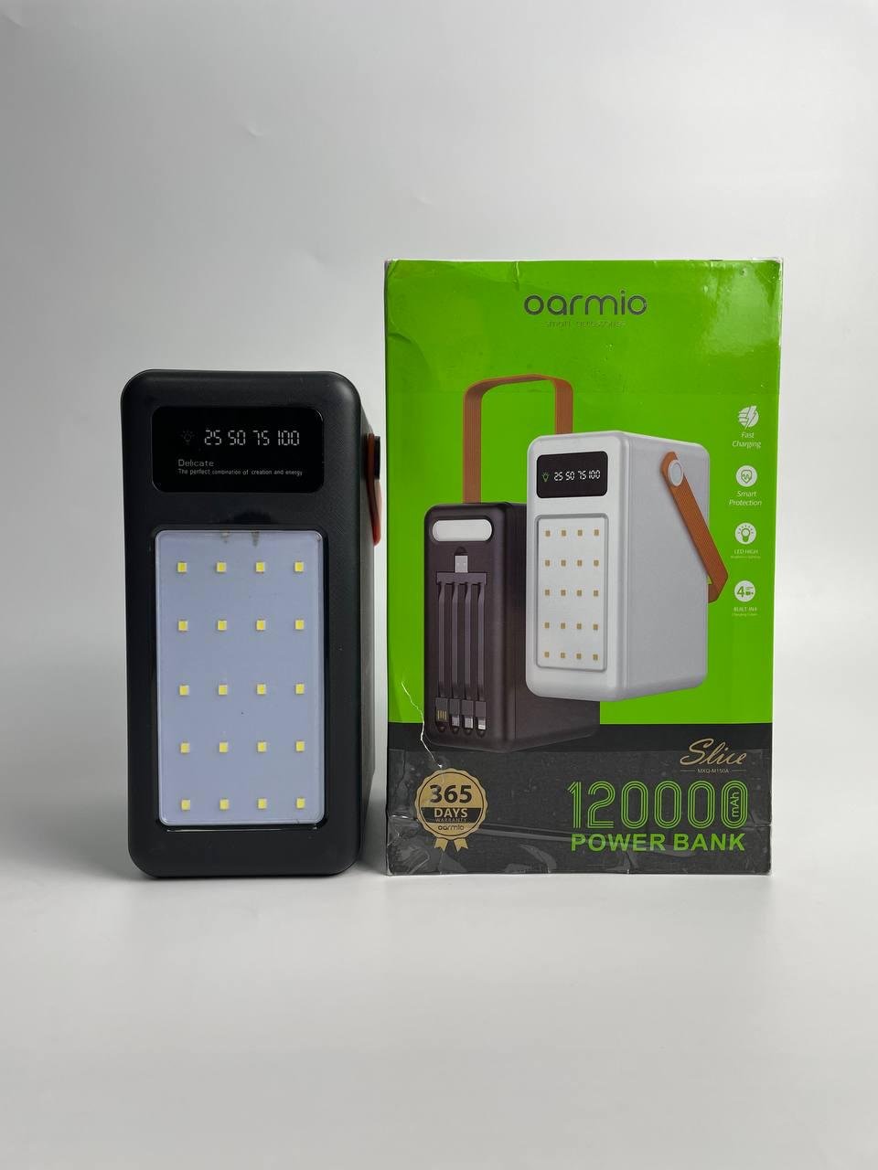 Повербанк Power Bank Oarmio 120000 mAh Чорний