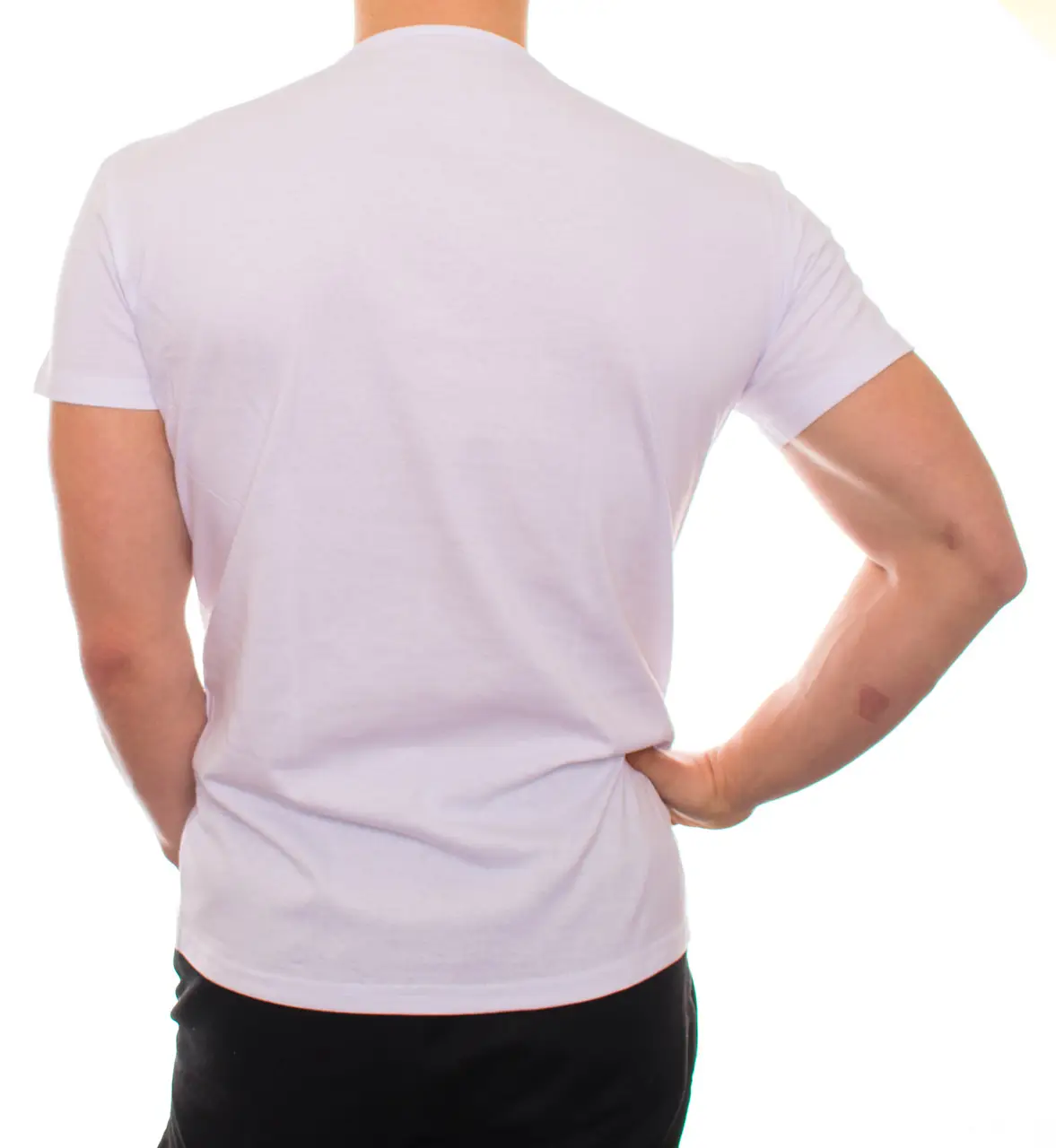 Футболка мужская Атлет 4XL Белый (20241/7) - фото 2