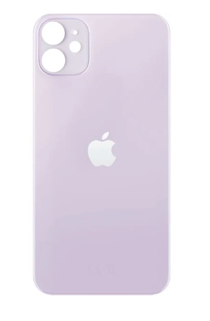 Стекло корпуса iPhone 11 с рамкой камеры Purple (P639)