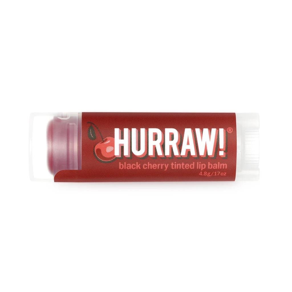 Бальзам для губ Hurraw! Black Cherry Tinted Lip Balm 4,8 г - фото 1