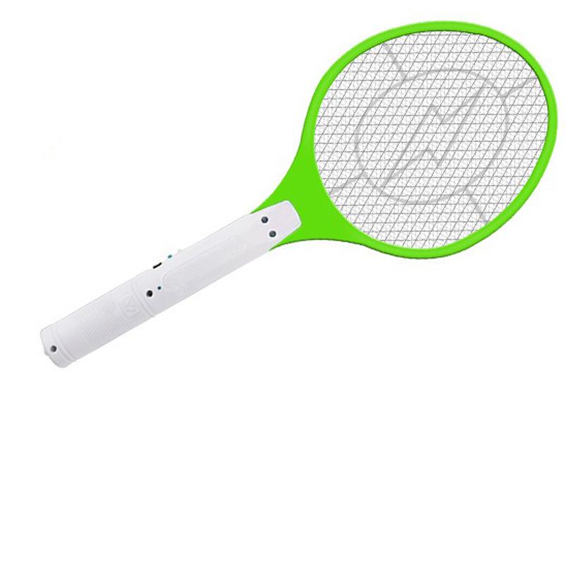 Мухобойка електрична Swatter Bug catcher 3500W від мережі 220V Біло-зелений