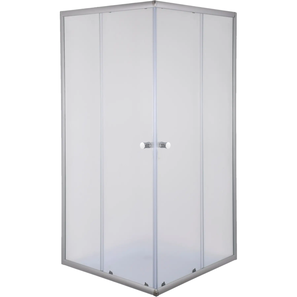 Душова кабіна MIXXUS CUBIC SCT01-90x90x195-FB квадратна скло 4 мм з підонном 90x90 см Хром (OL-MI6903) - фото 3