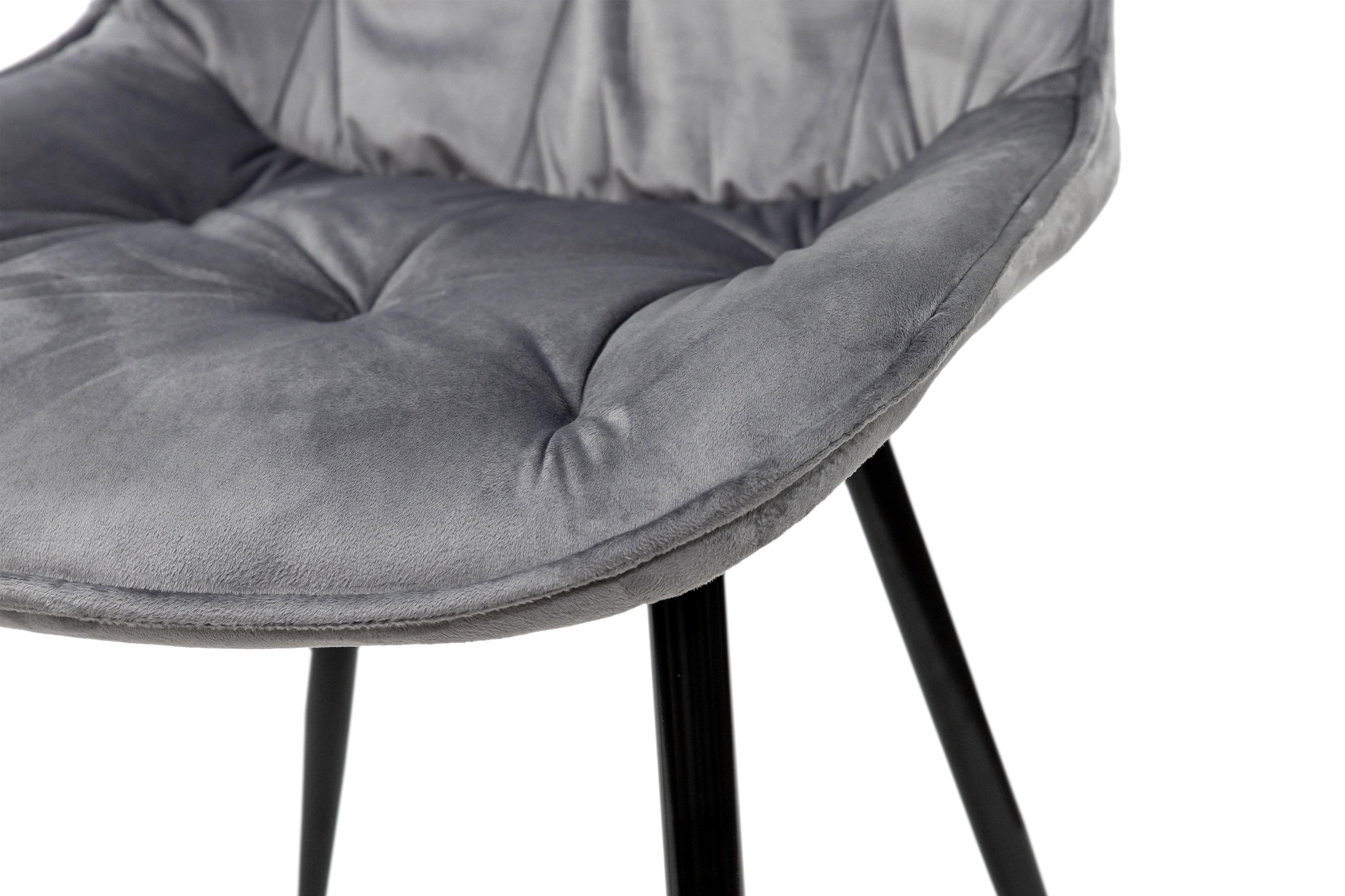 Стілець для кухні та вітальні ГРЕЙС Прадо-R 500х910х580 мм Чорний/Сірий (GAА0057239) - фото 14 Стілець для кухні та вітальні ГРЕЙС Прадо-R 500х910х580 мм Чорний/Сірий (GAА0057239) - фото 14