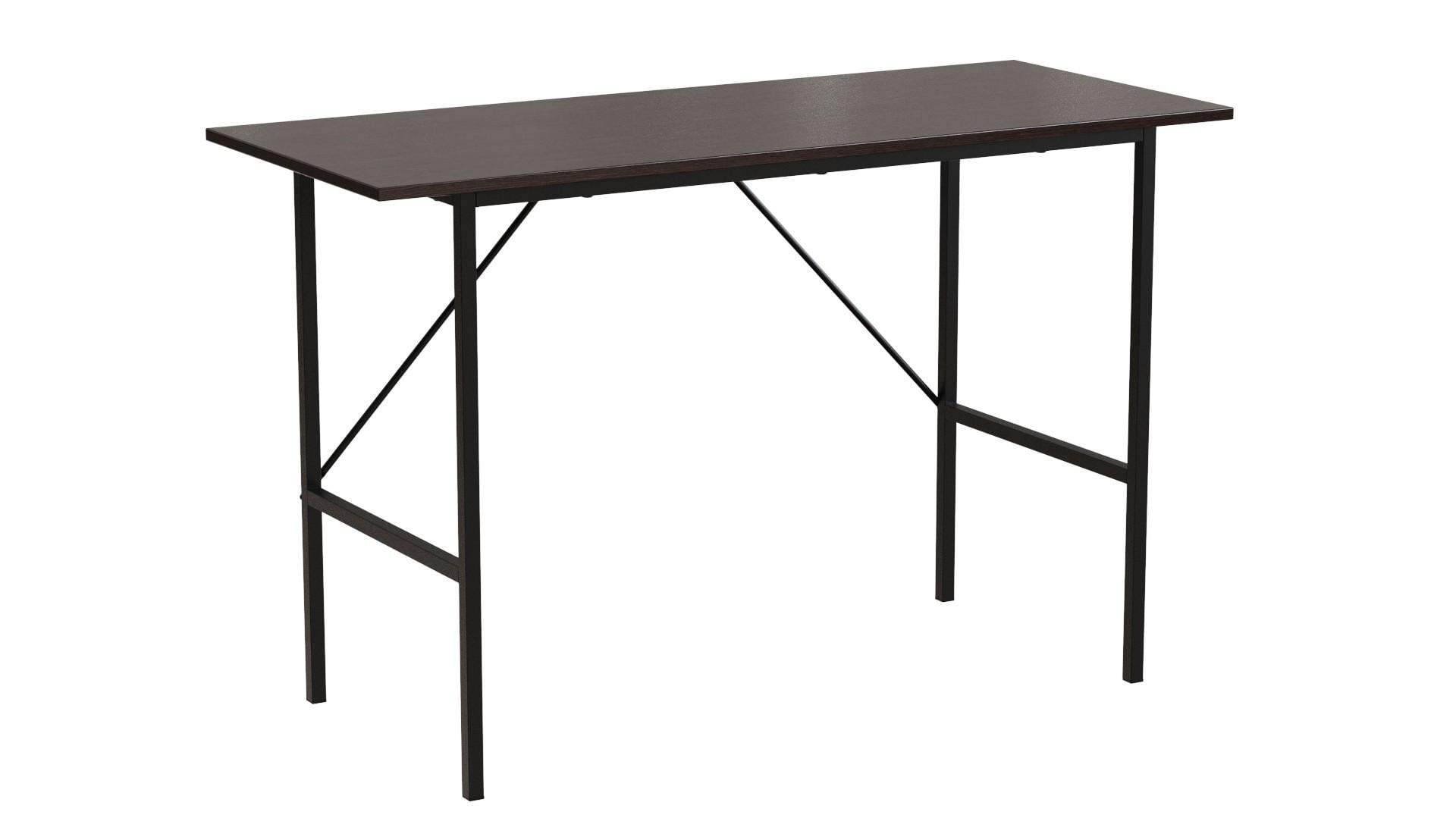 Письменный стол Ferrum-decor Line Тайм металл/ДСП 16 мм 750x1200x500 мм Черный/Венге Магия (FRD-106161)
