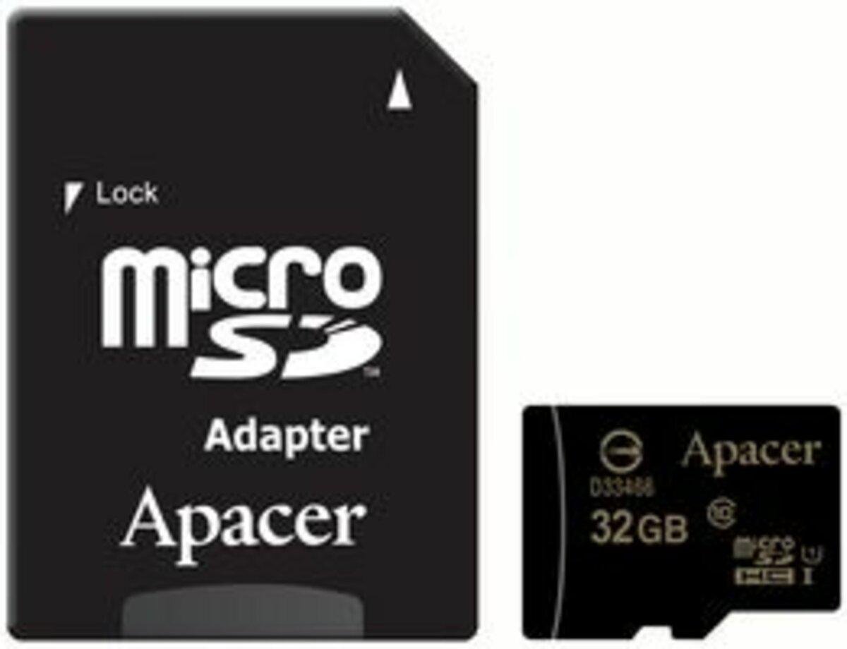 Карта пам'яті microSDHC Apacer 32 Gb class 10