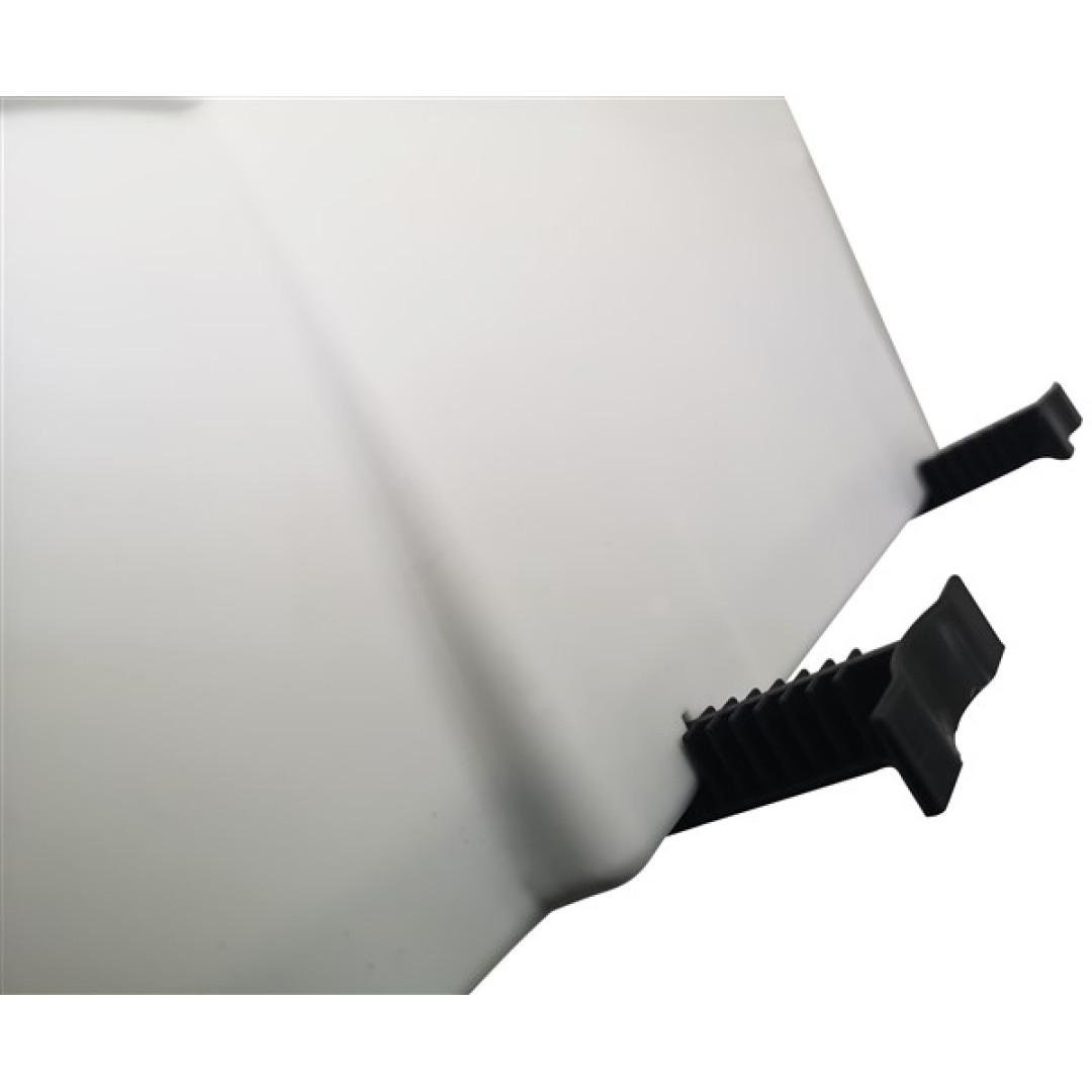 Горшок для цветов Elif Plastik навесной балконник 7,5 л Серый - фото 2