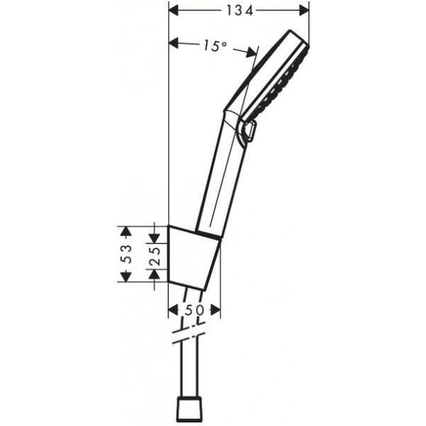 Душова система Hansgrohe Crometta Vario EcoSmart (26694400) - фото 2