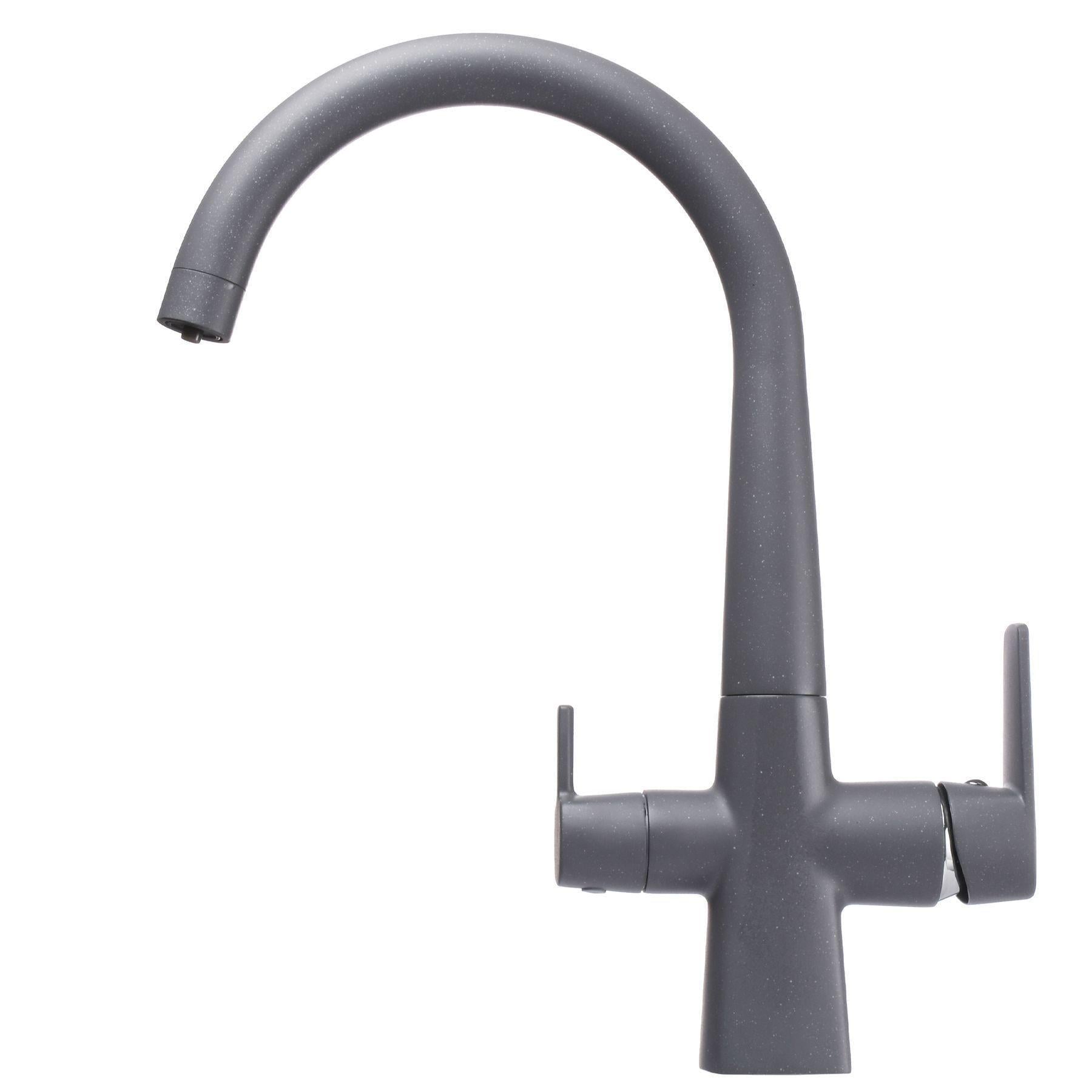 Смеситель для кухни под осмос Globus Lux LAZER GLLR-0999-3 Titanium (000019256) Смеситель для кухни под осмос Globus Lux LAZER GLLR-0999-3 Titanium (000019256)
