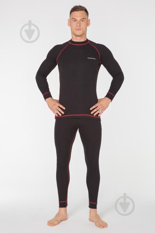 Термобелье повседневное мужское Radical Rock L Черное с красным (r0416)